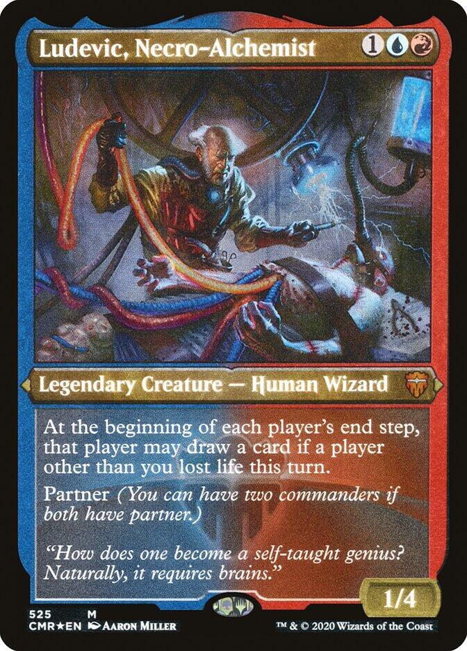 Ludevic, Necro-Alchemist (Foil Etched)