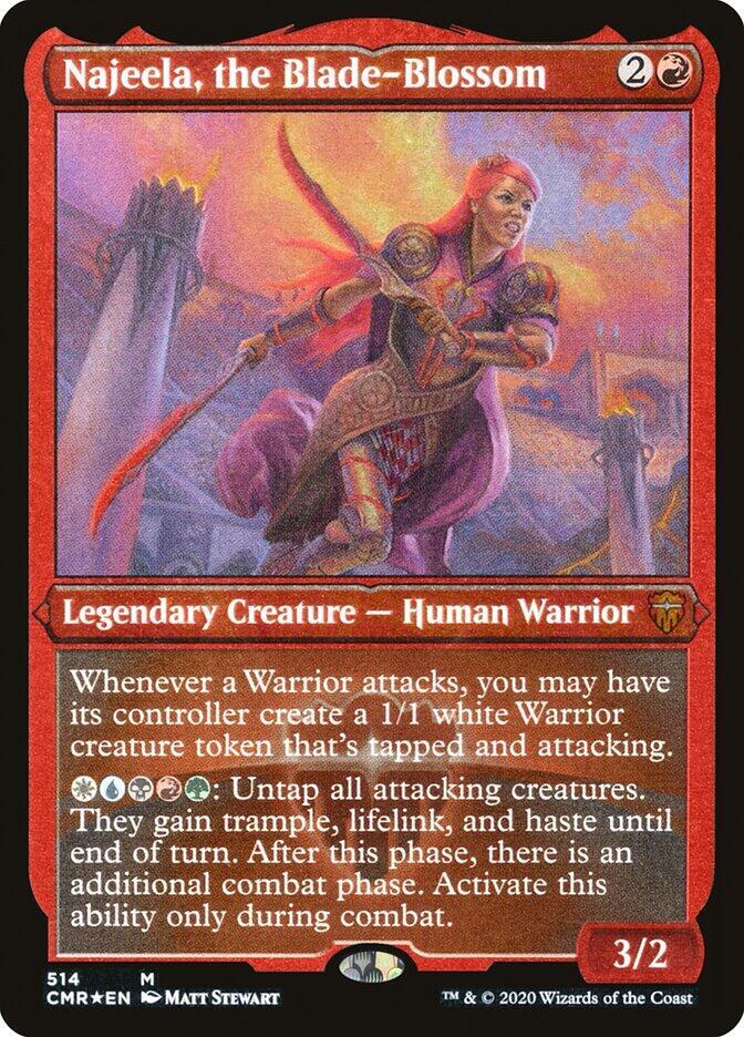 Najeela, the Blade-Blossom (Foil Etched) - Commander Legends