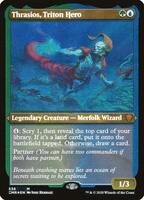 MTG　foil英語　signed サインド　トリトンの英雄、トラシオス MTG foil英語 signed サインド トリトンの英雄、トラシオス