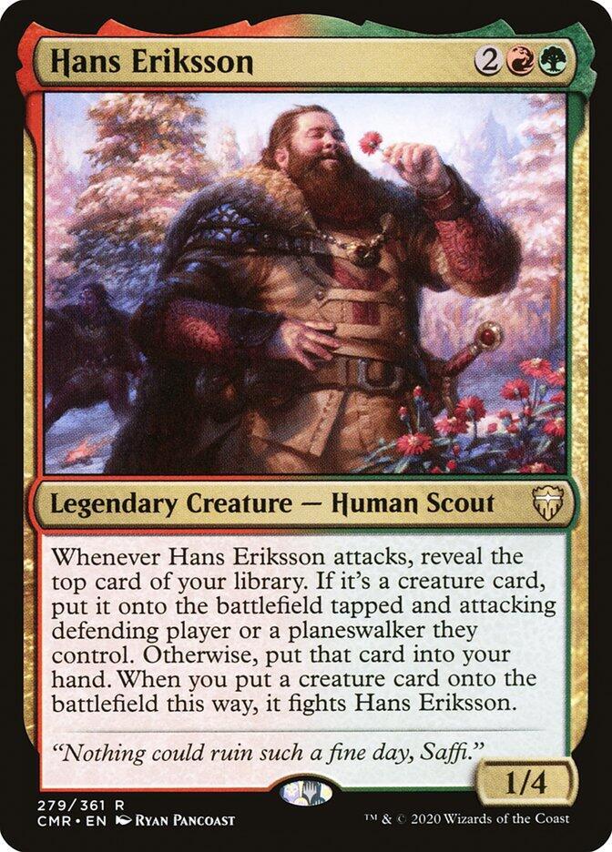 Hans Eriksson 279 card