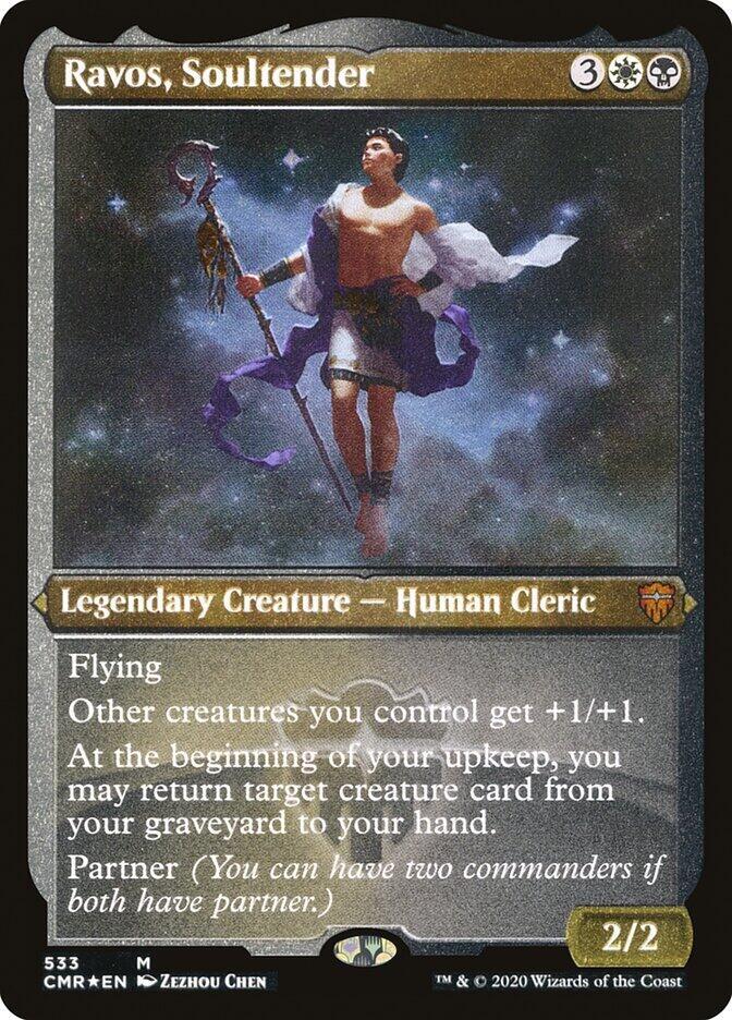 Ravos, Soultender (Foil Etched) - Commander Legends - Magic: The