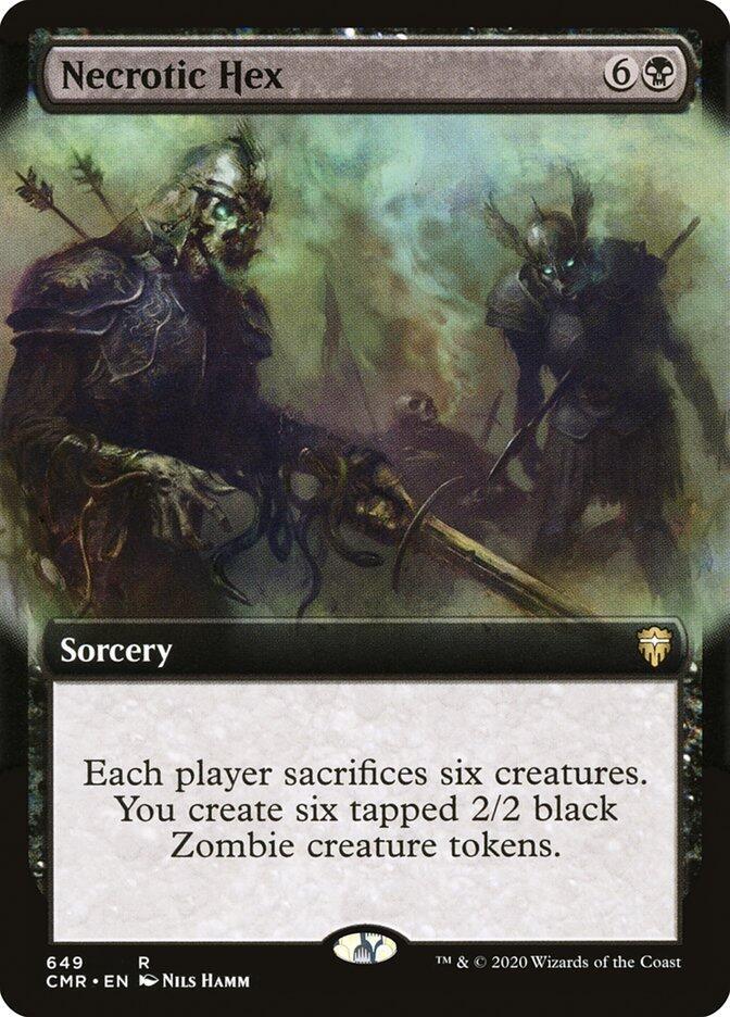 Necrotic Hex (Extended Art) 649 card