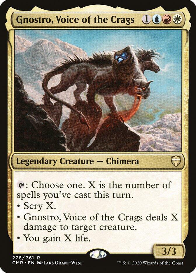 クロボロイト 4枚　mtg Gnostro, Voice of the Crags - Commander Legends - Magic: The