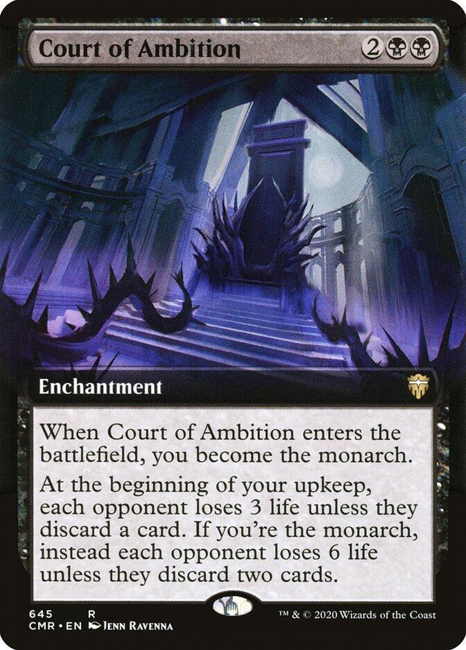 Court of Ambition (Extended Art) 645 card