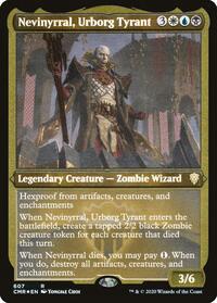 Nevinyrral, Urborg Tyrant (Foil Etched) - Commander Legends - Magic: The Gathering card