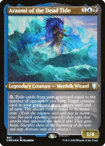Araumi of the Dead Tide (Foil Etched)