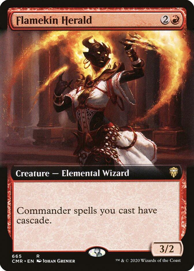 Flamekin Herald (Extended Art) 665 card