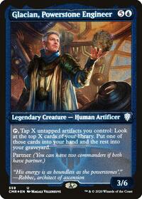 Glacian, Powerstone Engineer (Foil Etched)
