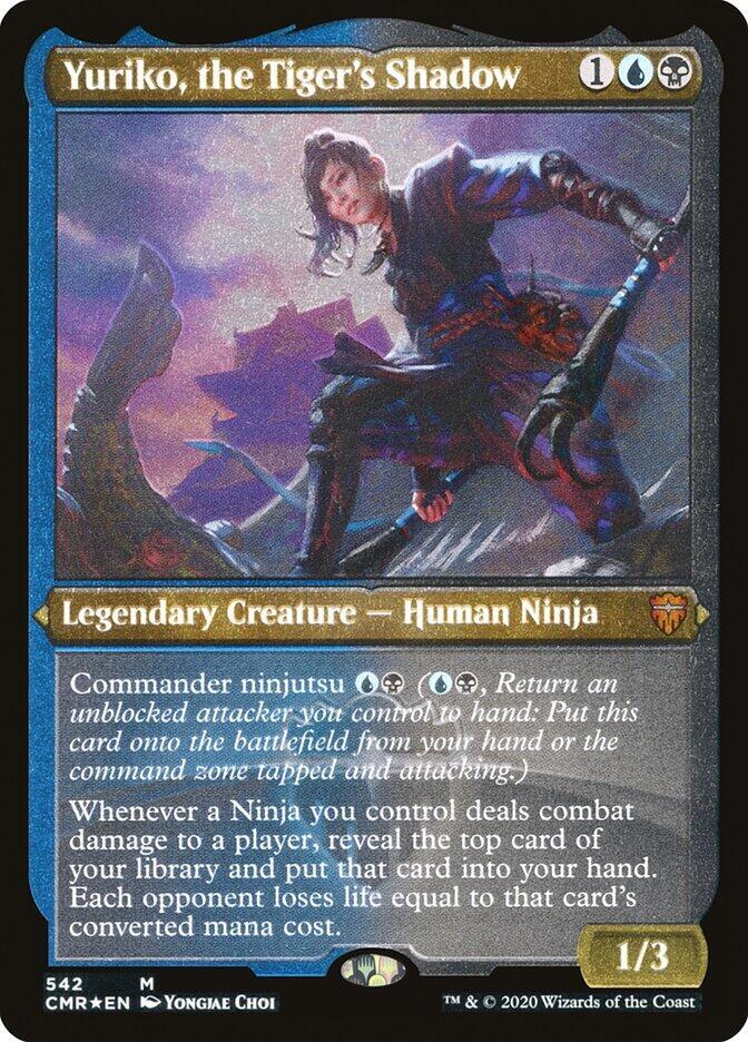 Yuriko, the Tiger's Shadow (Foil Etched) - Commander Legends