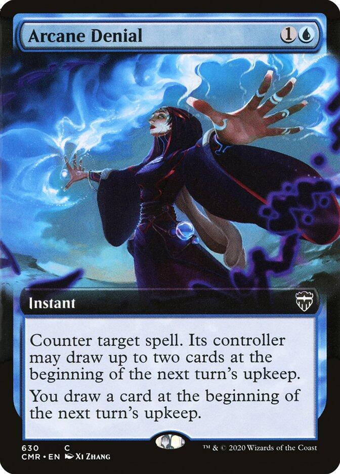 Arcane Denial (Extended Art) - Commander Legends - Magic: The
