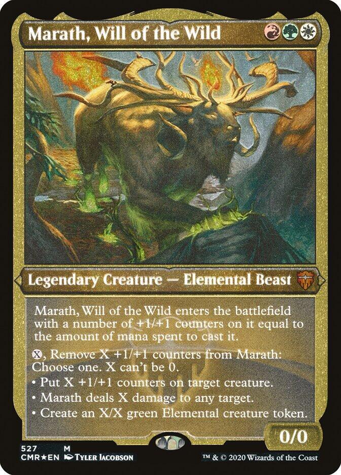 Marath, Will of the Wild (Foil Etched) - Commander Legends - Magic