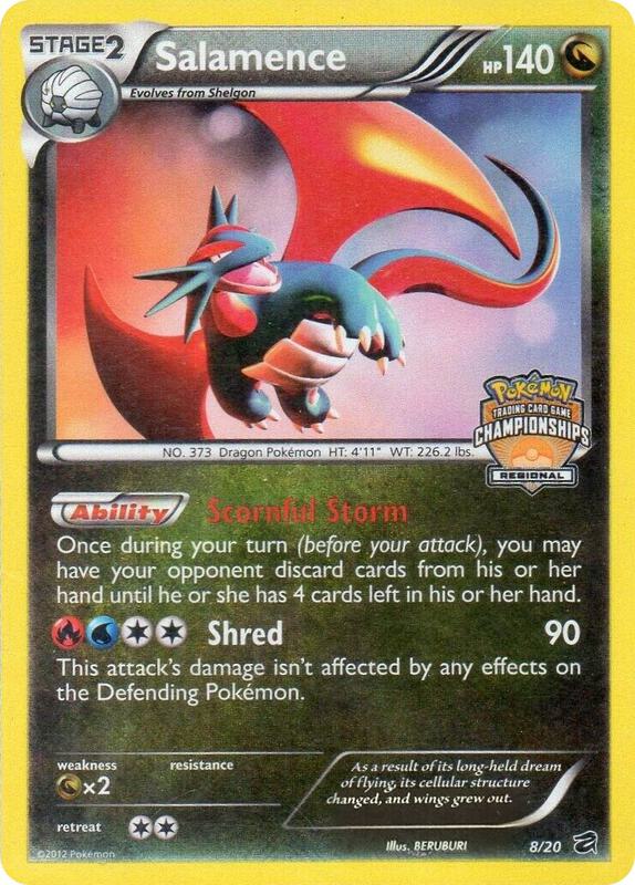 Salamence - 8/20 (Regional Championships) 008/020 from League & Championship Cards