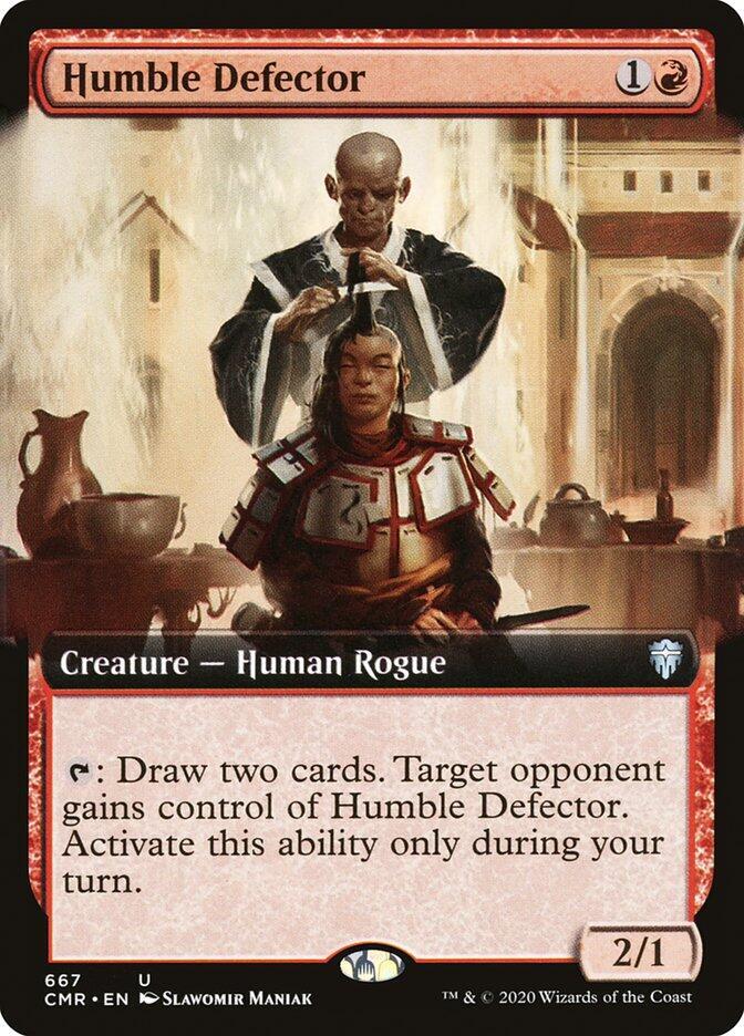 Humble Defector (Extended Art) - Commander Legends - Magic: The Gathering
