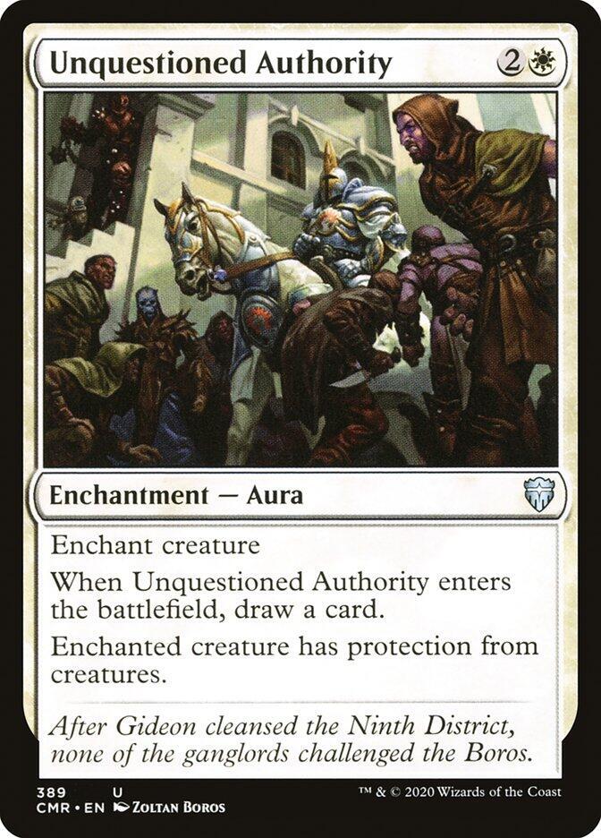 Unquestioned Authority 389 card