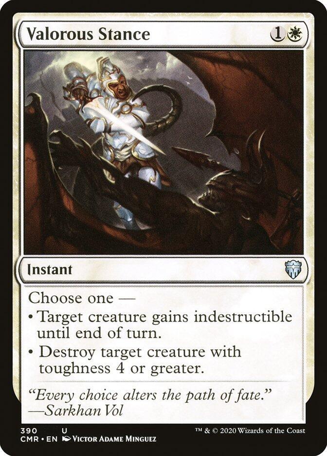 Valorous Stance 390 card