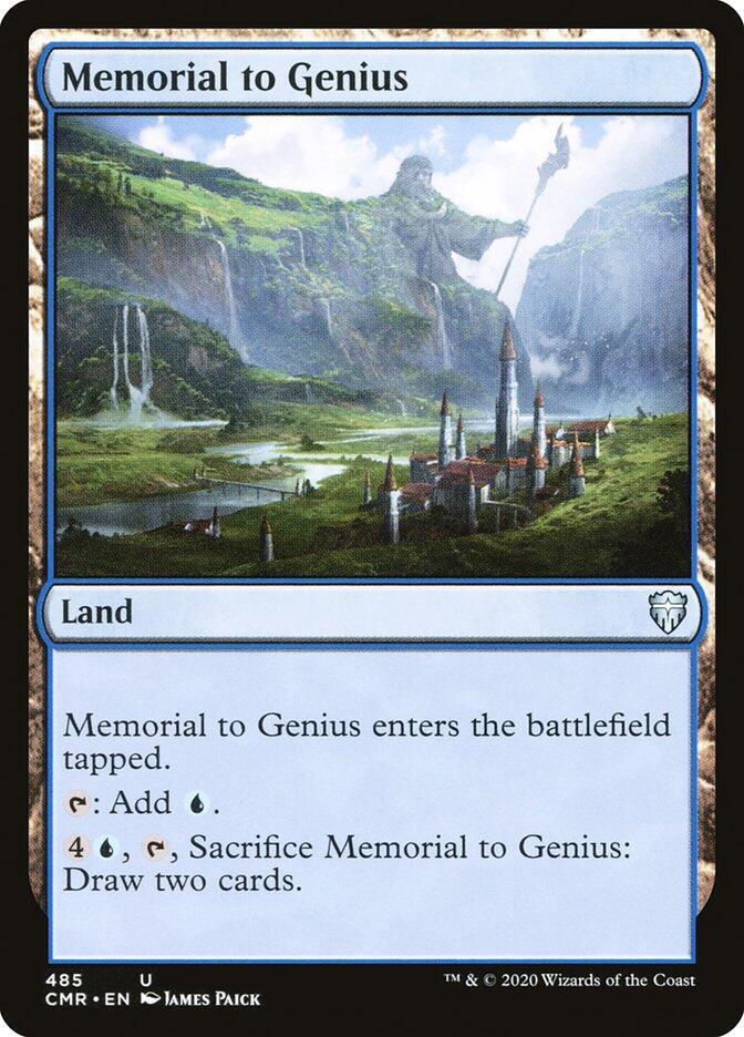 Memorial to Genius 485 card