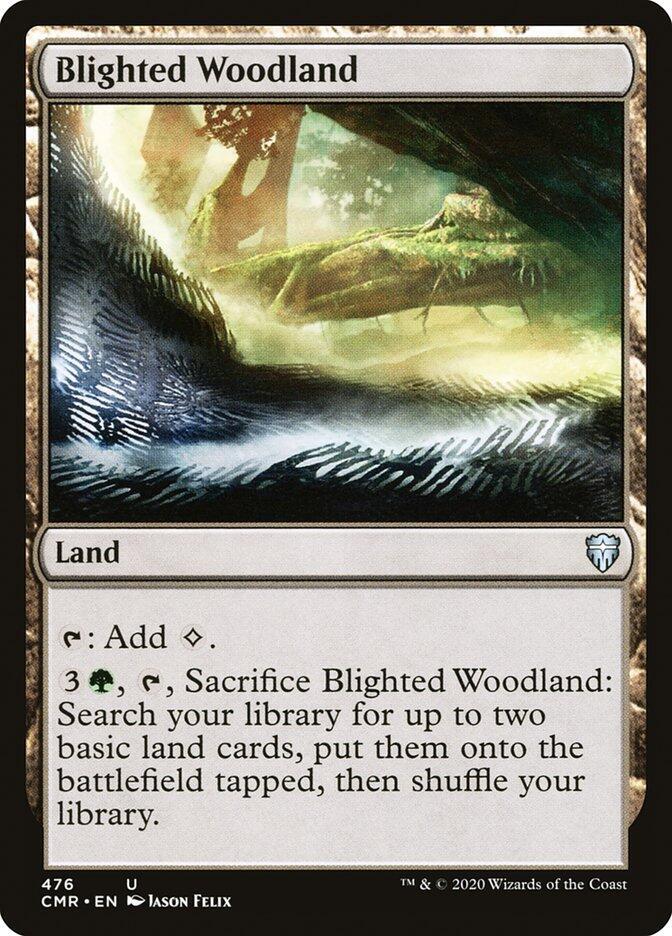 Blighted Woodland 476 card