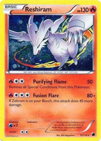 Reshiram - 17/116 (Cosmos Holo) 017/116 from Miscellaneous Cards & Products