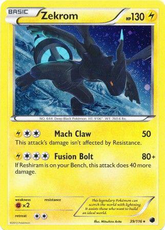 Zekrom - 39/116 (Cosmos Holo) 039/116 from Miscellaneous Cards & Products