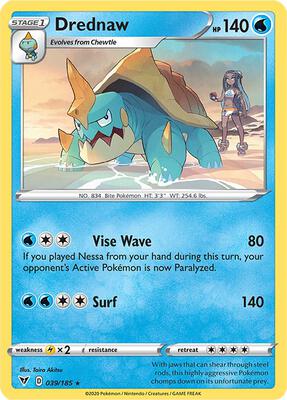 Drednaw - 39/185 (Cracked Ice Holo)