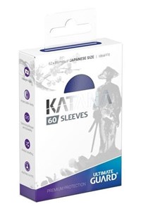 Katana 2018 Japanese Size Sleeves - Blue (60-Pack) · Ultimate Guard Card Sleeves