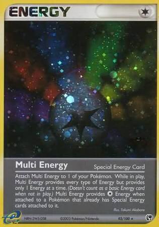 Multi Energy (Special) 93/100 (League Promo) 093/100 from League & Championship Cards