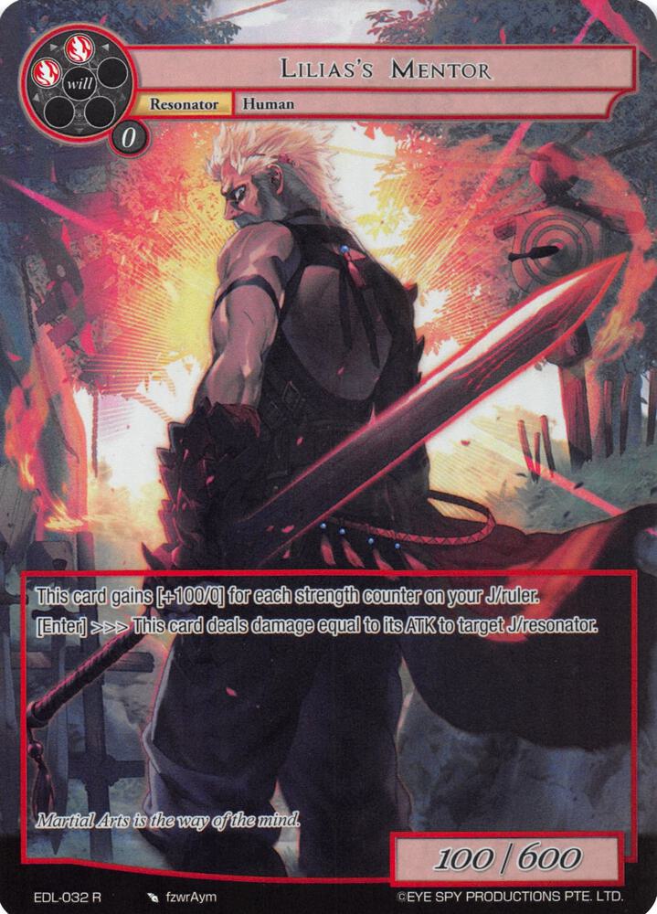 Lilias's Mentor (Full Art)