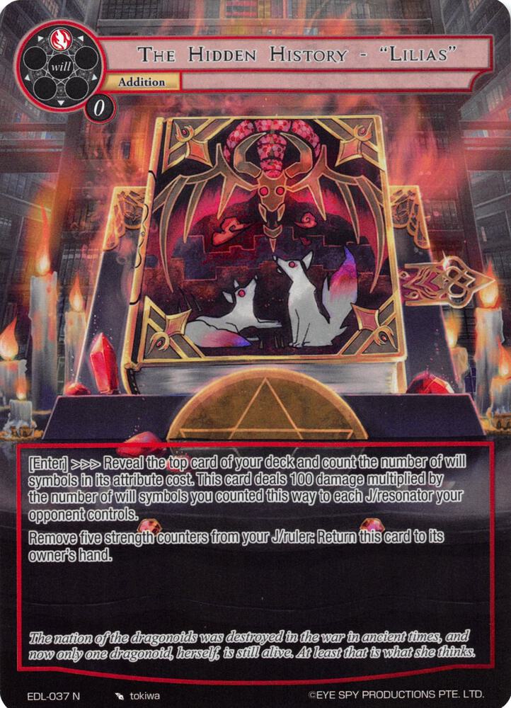 The Hidden History - "Lilias" (Full Art)