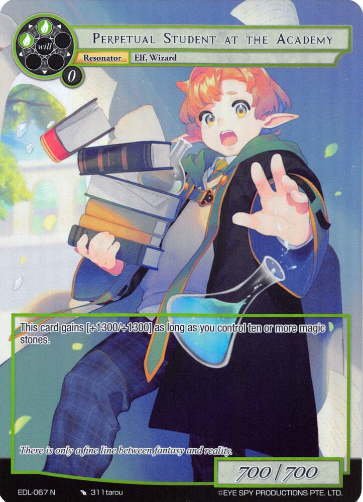 Perpetual Student at the Academy (Full Art)