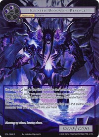 Isolated Demon of Revenge (Full Art) - Force of Will The Epic of the Dragon Lord trading card