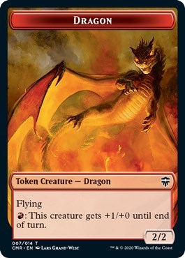 Dragon // Golem Double-Sided Token