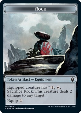 Rock // Spirit Double-Sided Token