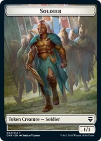 Soldier // Zombie Double-Sided Token (Commander Legends)