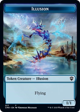 Illusion // Saproling Double-Sided Token