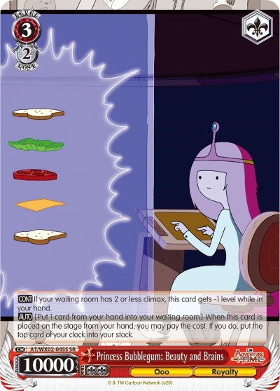 Princess Bubblegum: Beauty and Brains (SR) card