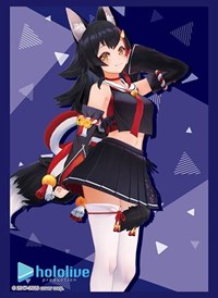 Bushiroad Sleeve Collection HG Vol.2628: Hololive Production - Ookami Mio (60-Pa · Bushiroad Card Sleeves
