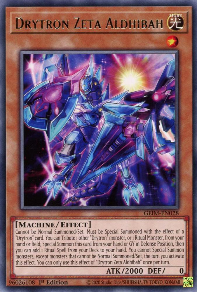 Drytron Zeta Aldhibah - Genesis Impact - YuGiOh - TCGplayer.com