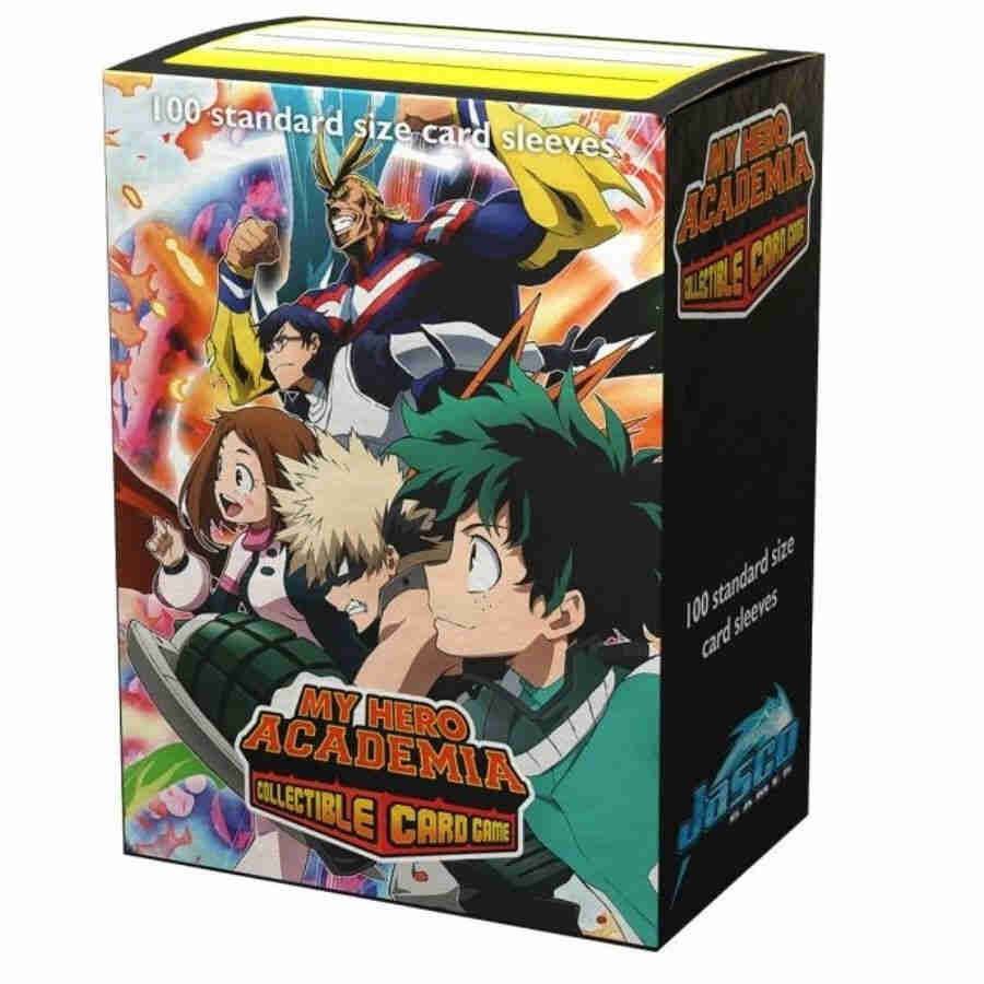 my hero academia card sleeves Dragon Shield: My Hero Academia "All Might Punch" - Art, Matte Standard Size Card Sleeves (100ct)