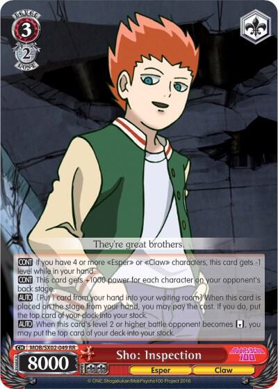 Sho: Inspection