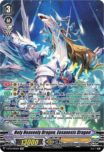 Holy Heavenly Dragon, Eosanesis Dragon (SP) - V-BT12: Divine Lightning  Radiance - Cardfight Vanguard - TCGplayer.com