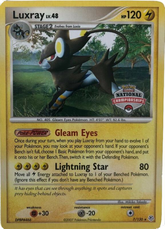 Luxray - 7/130 (National Championships) 007/130 from League & Championship Cards