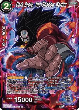 Dark Broly, the Shadow Warrior #EX16-04 — Expansion Deck Box Set 16: Ultimate Deck