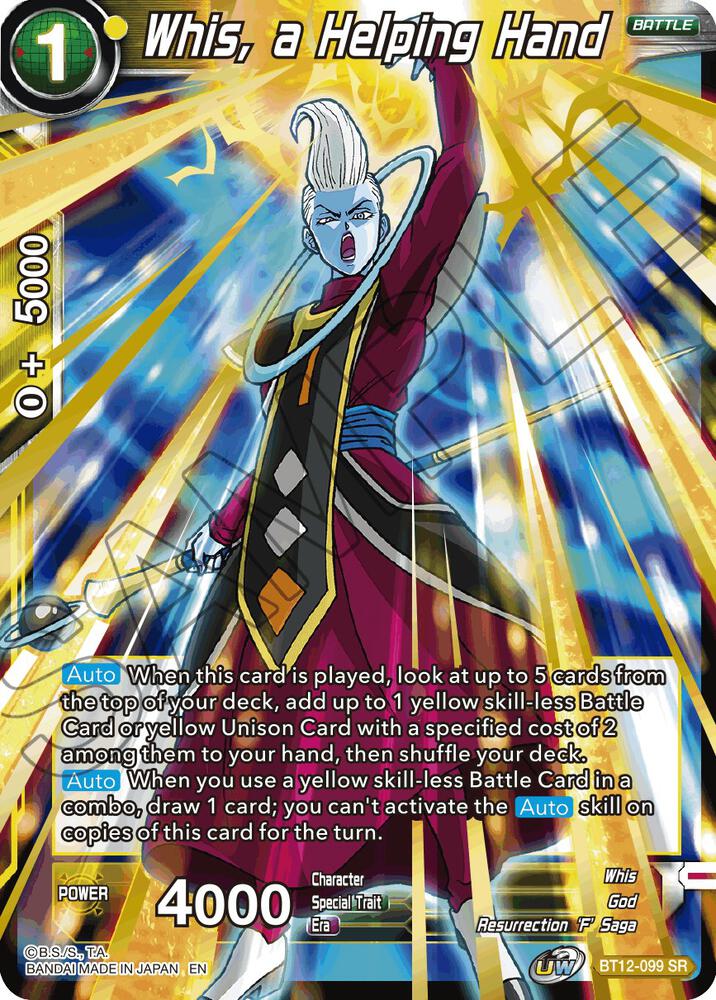 Whis, a Helping Hand #BT12-099 — Vicious Rejuvenation