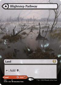 Blightstep Pathway (Borderless) - Kaldheim - Magic: The Gathering card