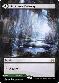 Darkbore Pathway (Borderless) - Kaldheim - Magic: The Gathering card