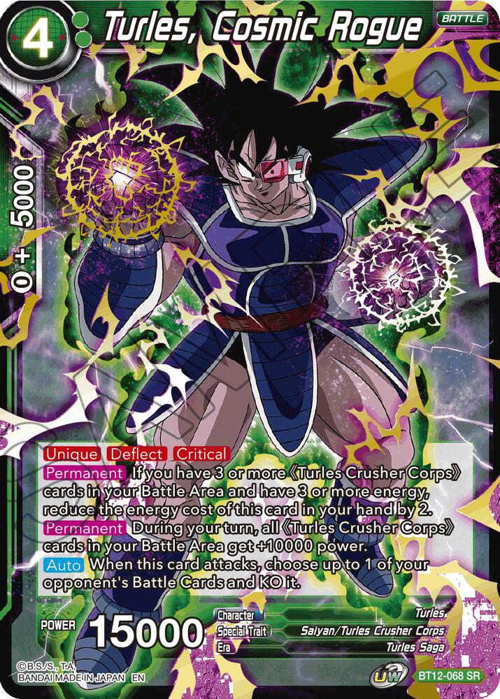 Turles, Cosmic Rogue #BT12-068 — Vicious Rejuvenation