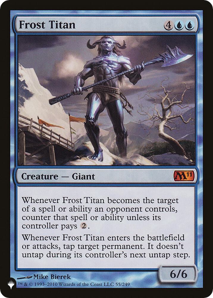 Frost Titan #M11-55 — The List