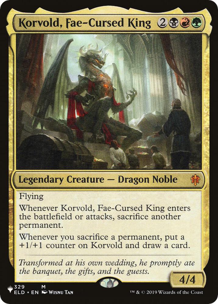 Korvold, Fae-Cursed King - The List Reprints - Magic: The