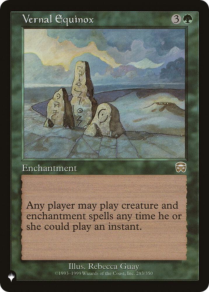Vernal Equinox 283/350 card