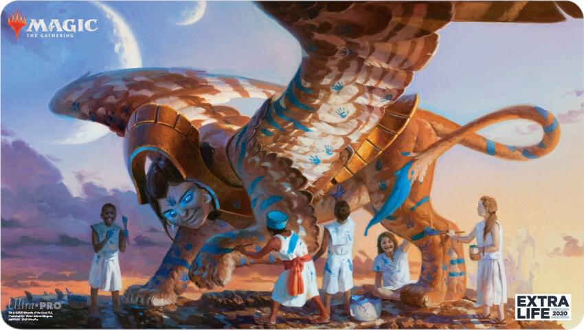 Secret Lair: Extra Life 2020 Consecrated Sphinx Playmat for Magic